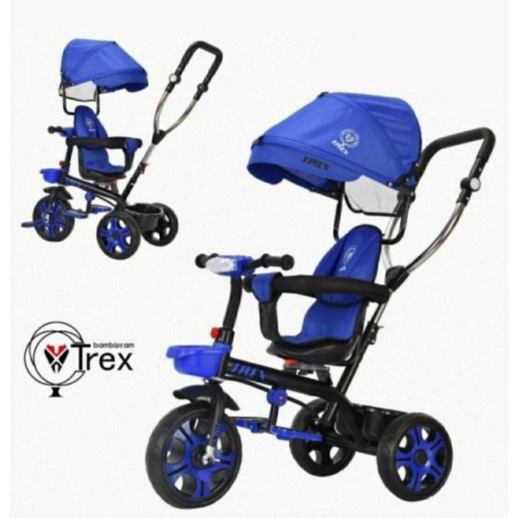 Sepeda Roda Tiga Anak Stroller Trex TC3-3 Kereta Dorong Tricycle Mirip Iora Exotic Stroler SNI-1