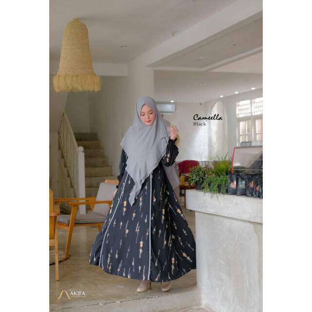 (READY)GAMIS CAMEELA ORIGINAL BY AKIFA - SET GAMIS ORIGINAL BRAND AKIFA, PREMIUM