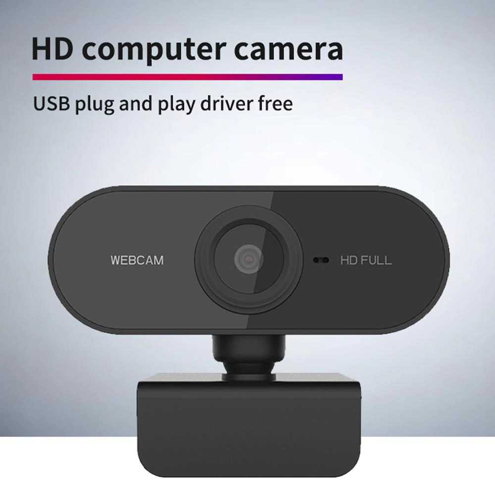 (100% BARANG ORI) Taffware HD Webcam Desktop PC Video Conference 1080P with Mic - F37