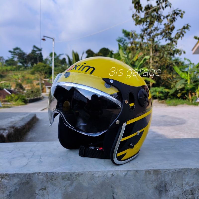 HELM MAXIM BOGO OJOL TERBARU KACA PILOT