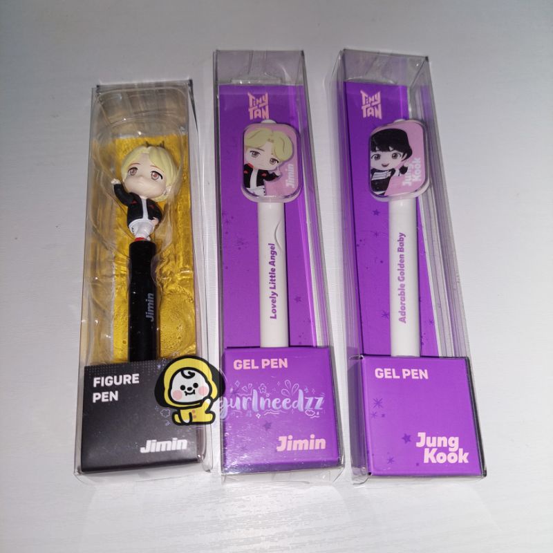 PULPEN BTS POP UP STORE BTS OFFICIAL MERCH TINY TAN PEN JIMIN JUNGKOOK