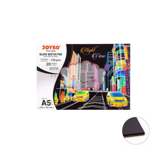

Buku Sketch Book Hitam A5 Joyko - Sketch Pad A5 Joyko PAD-3000