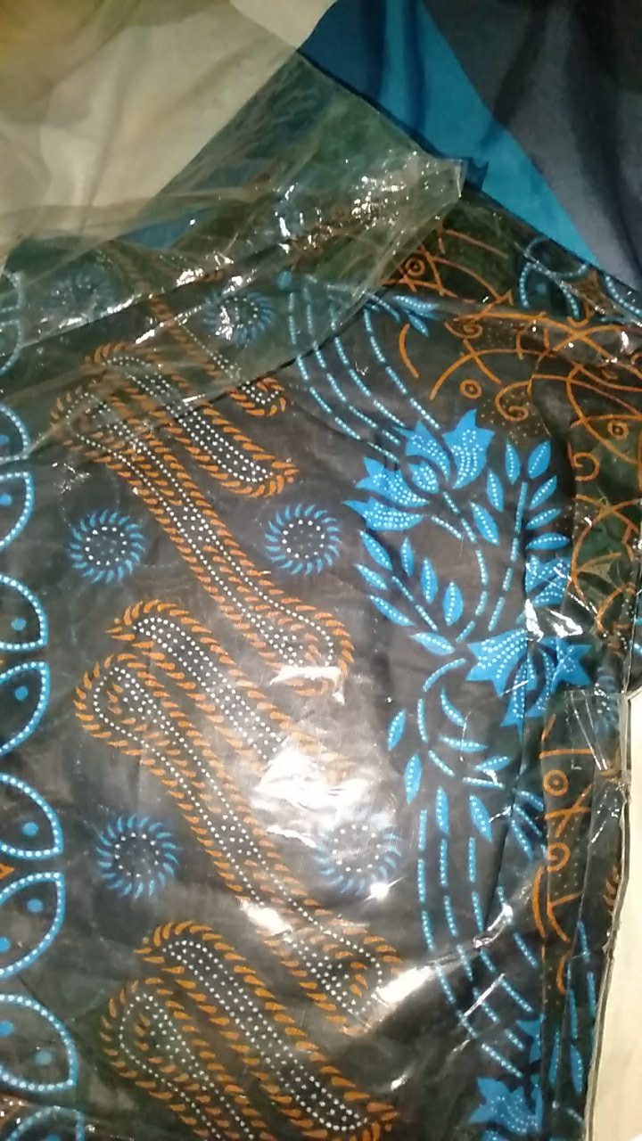 Tey-17 Batik Wanita Asj Sa Hrb026 Kenongo Kemeja Tosca Pendek