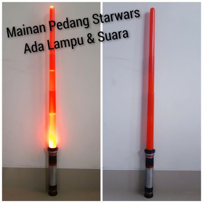 mainan anak pedang star wars superhero starwars nyala led ada suara