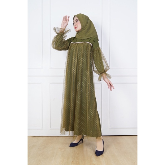 Gamis Brukt Tile /maternity dress/Baju Lebaran/Dress Kondangan