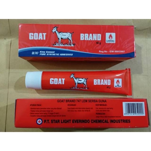 Lem kambing ORIGINAL GOAT BRAND /lem sepatu serbaguna