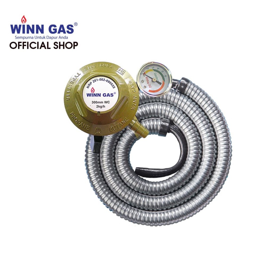 Paket Regulator Selang Flexible W118m Winn Gas Berkualitas