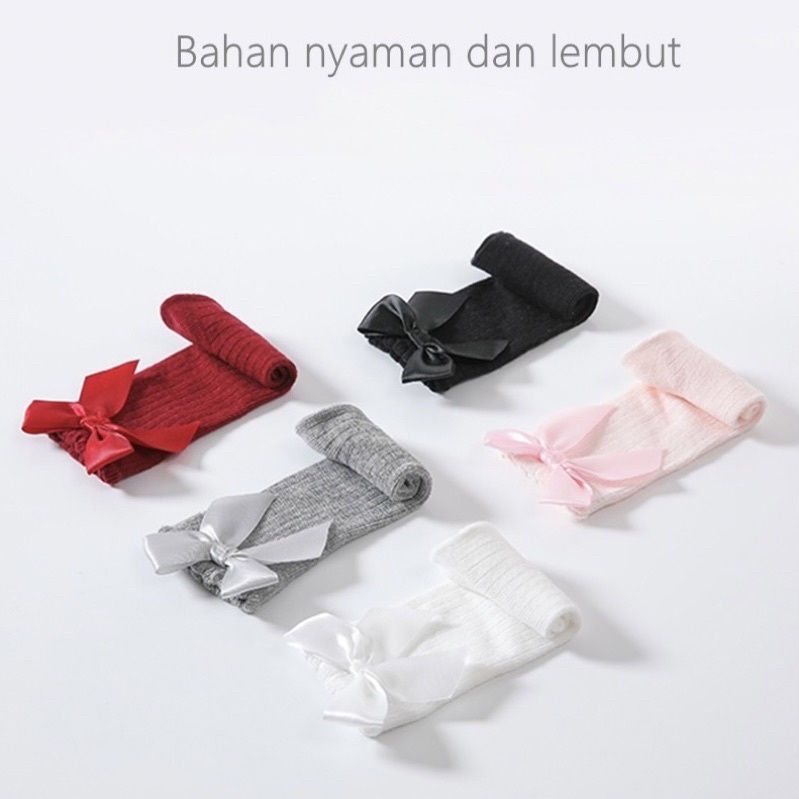 Kaos Kaki Bayi Pita Panjang Lucu - Kaos Kaki Bayi Panjang - Kaos Kaki Bayi Perempuan