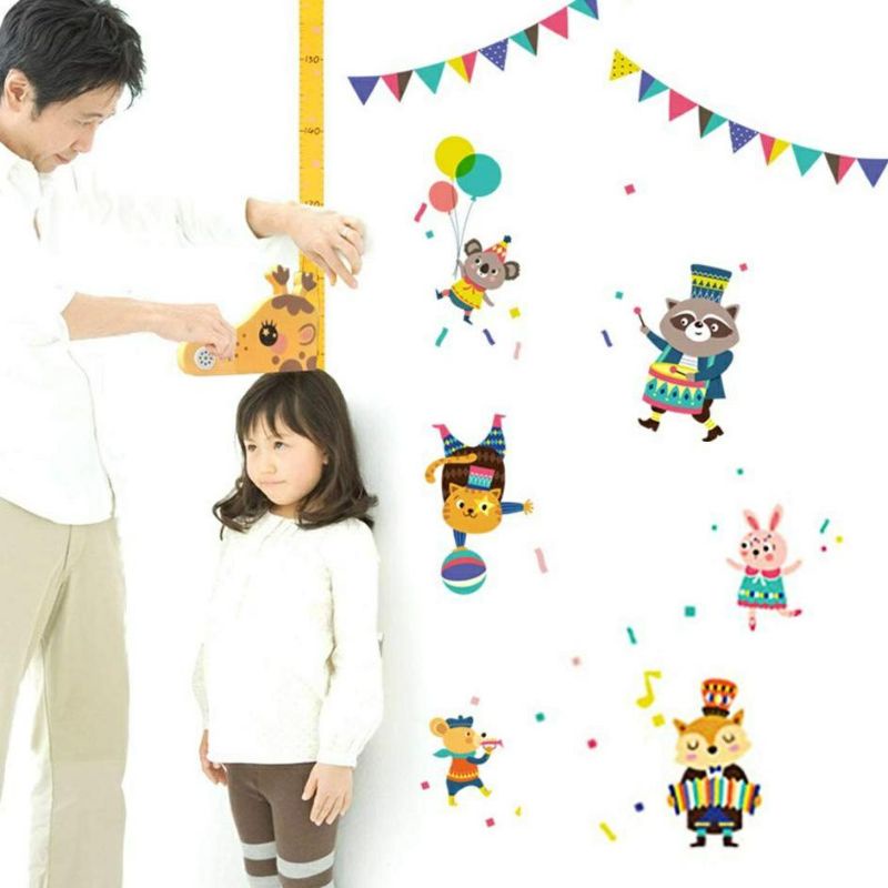 Pengukur Tinggi Badan Anak Magnet Wall Sticker Kiss Heit Measurement