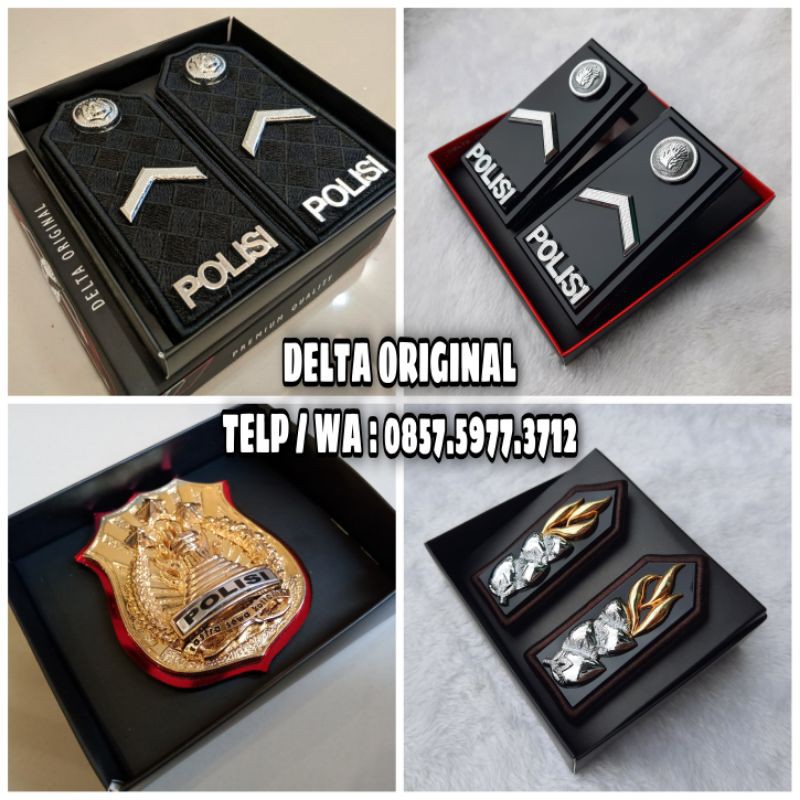 Set Pangkat Pdh & Pdu Bripda Polri Full Mika