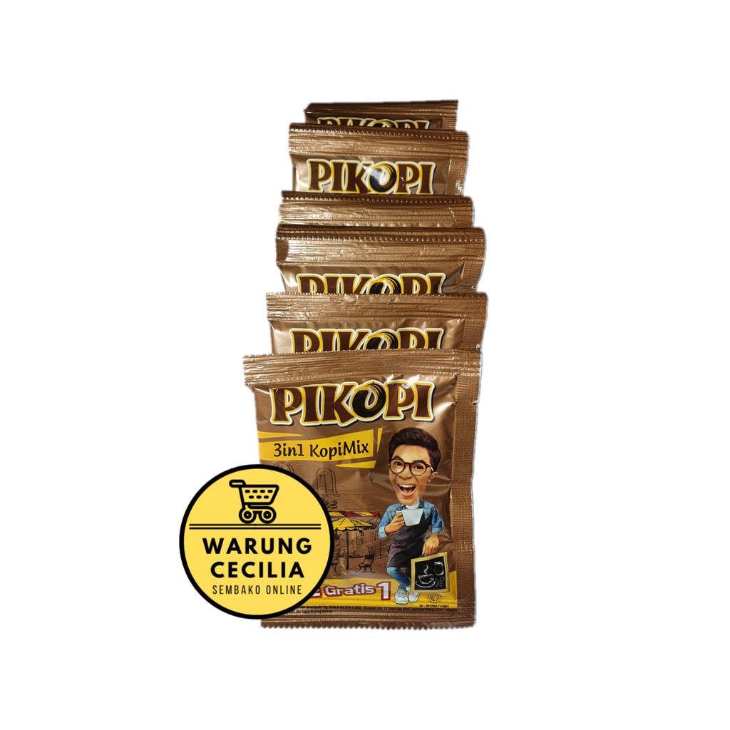 

PIKOPI 3in1 Kopi Mix - Kopi Instan (1 renceng = 10 + 5 sachet)