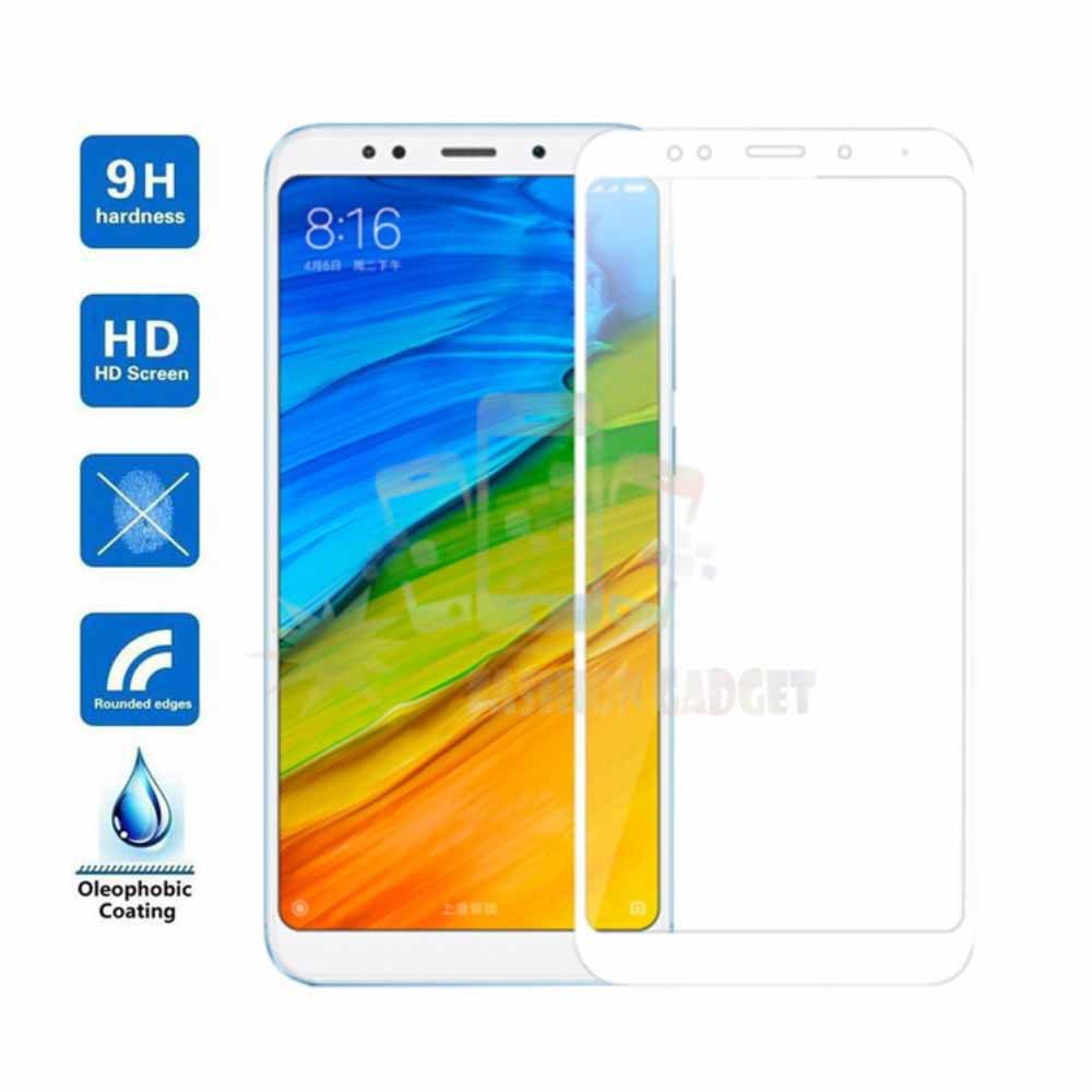 Tempered Glass Xiaomi Redmi 5A Full Colour Bagian Depan / Anti Gores Kaca Screen