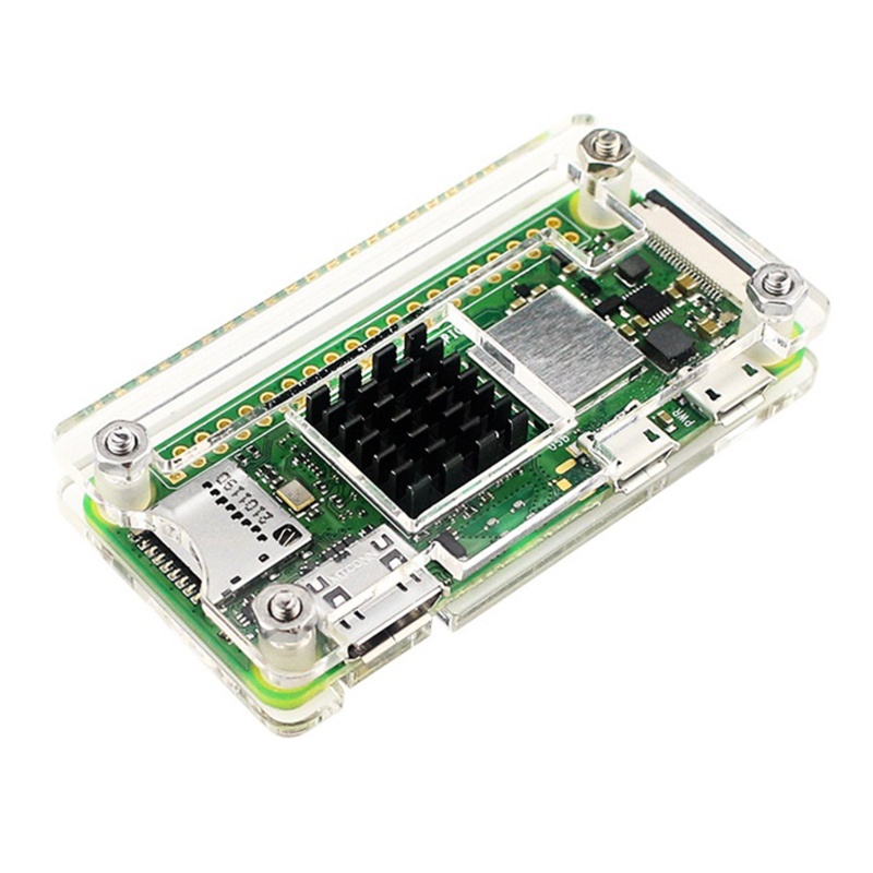 Btsg 1PC Bening Untuk Case Untuk Raspberry Pi Zero2 Untuk W Akrilik Untuk Case Dengan Pendingin