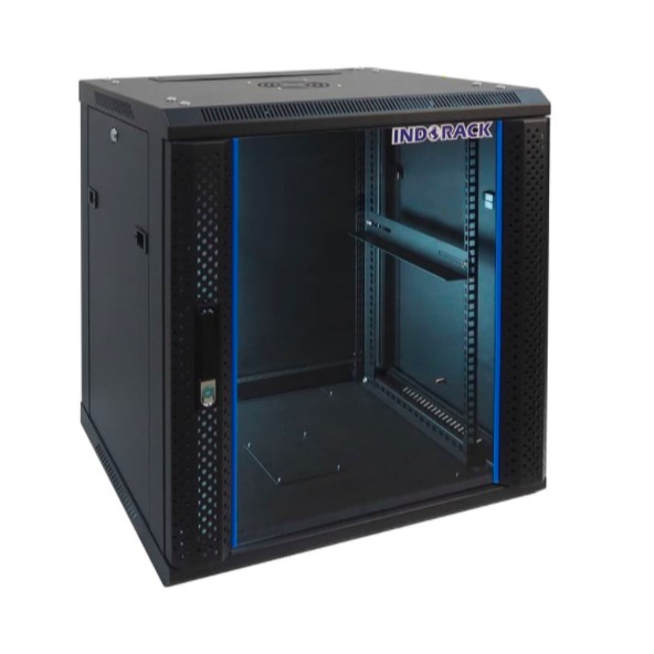 WIR4515S - 15U Wallmount Rack Depth 450mm Single Door 19&quot; - INDORACK