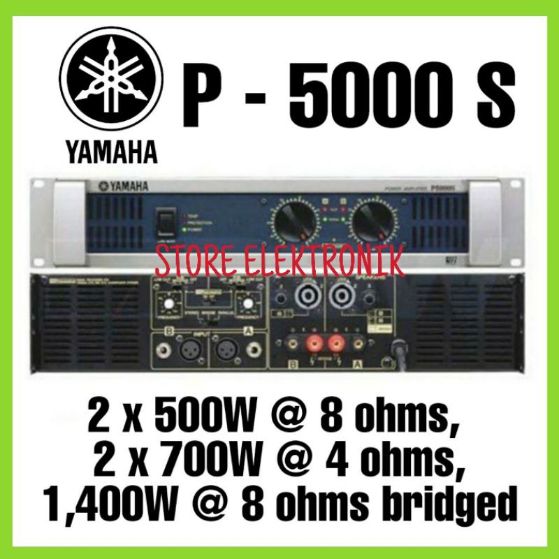 Power Amplifier Yamaha P 5000 S Power Yamaha P5000s