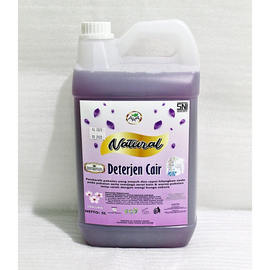 Deterjen AKA NATURAL Sakura 5 Liter