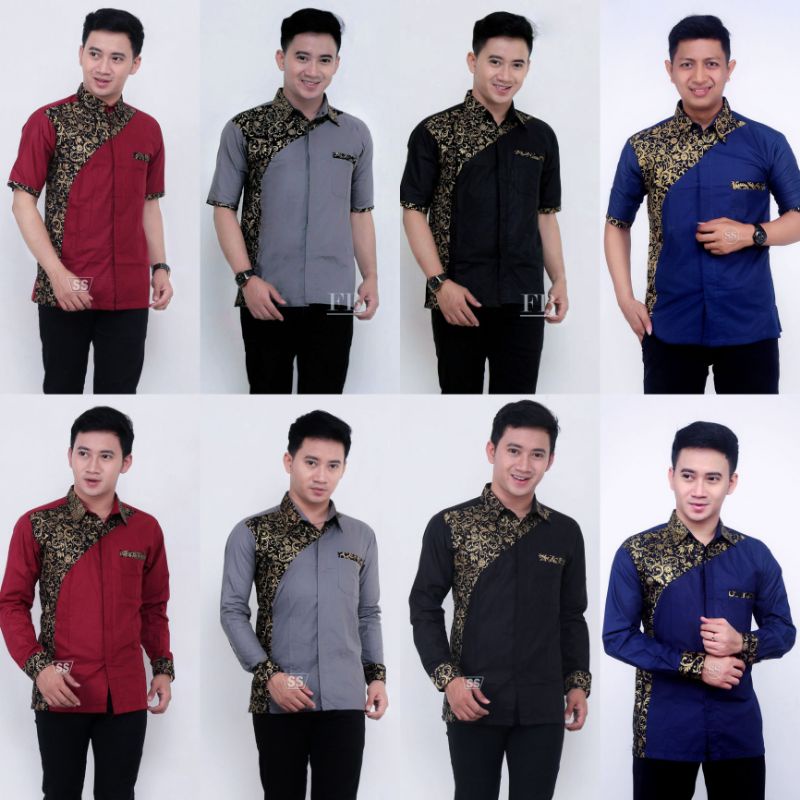 Kemeja Koko Baju Koko Pria Baju Koko Pria Terbaru 2021 Koko Batik Kemeja Panjang Koko Pendek