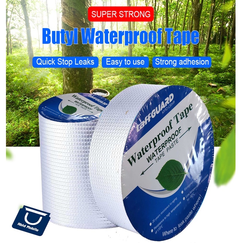 Lakban Anti Bocor Anti Air Aluminium Foil Butyl Waterproof Tape