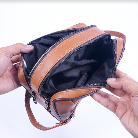 Tas Handbag Classy Pouch Bag Clutch Bag Pria Wanita Kulit Merek Elloso EP02 PRODUK PREMIUM COD