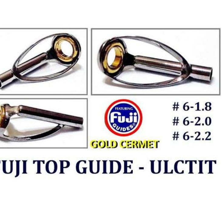 Cincin FUJI top guide ULCTIT gold cermet ➛ ￣