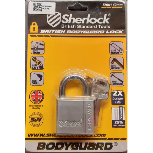 Gembok Sherlock 40mm - Gembok Kuat