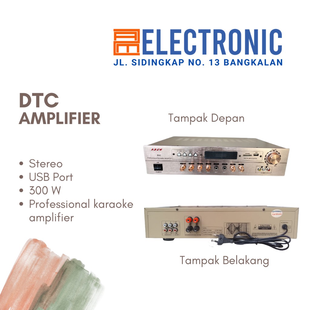 DTC Amplifier Bluetooth Karaoke