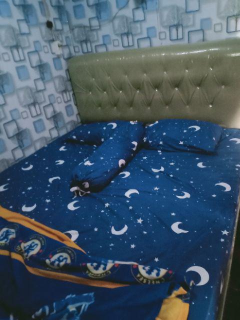 Ww Sprei Diva Linen - Tinggi 30cm - Good Night - 180x200 (king)+bantal 2