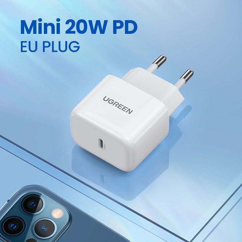 Ugreen 10220 20w Mini Charger PD Type C for iphone 12