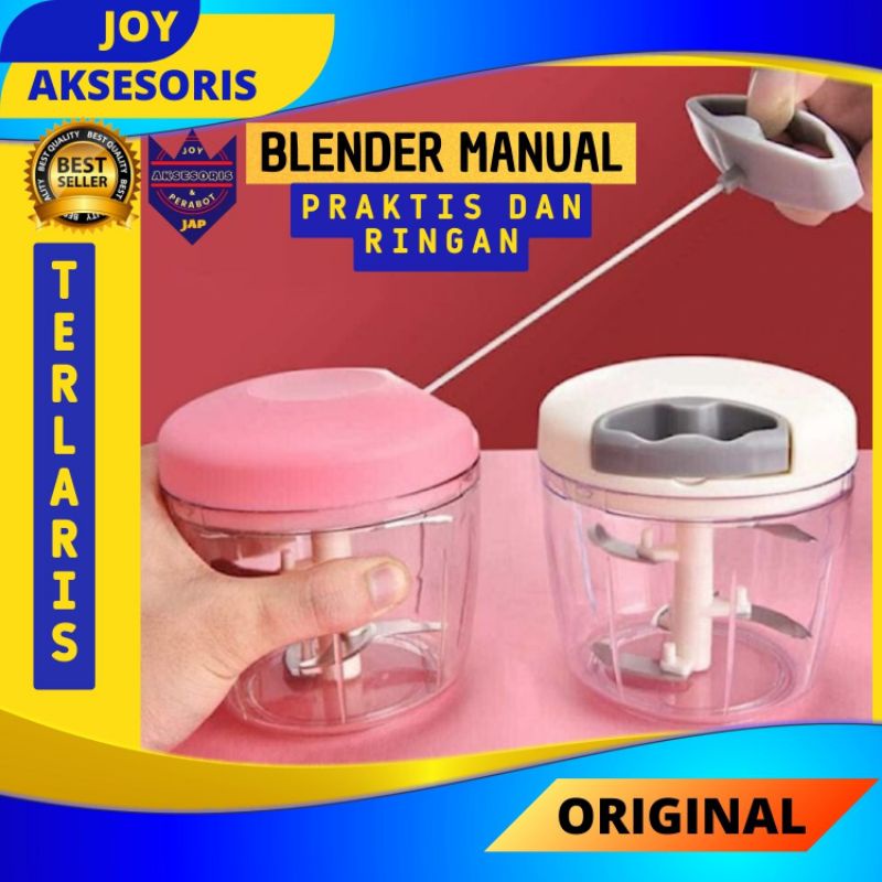 Blender Belender penggiling gilingan Tarik tangan Manual 5 mata Pisau 900 portable serbaguna multifu