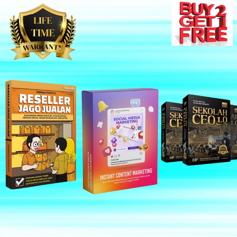 Content Management Instant Content Marketing Reseller Jago Jualan SEKOLAH CEO 1.0