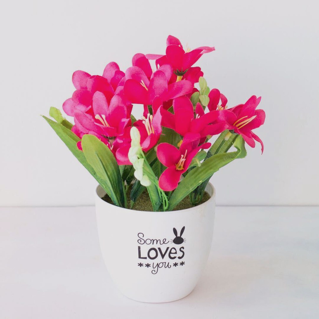 AM572 Bunga Plastik / Bunga Bakung / Bunga Artifisial-Fanta