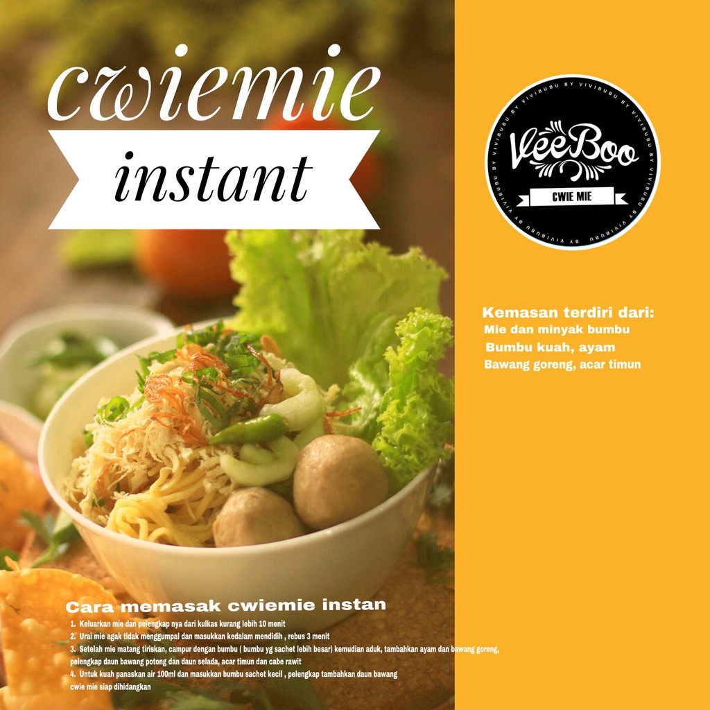 

Mie instan - Cwimie siap saji 100% asli Kota Malang