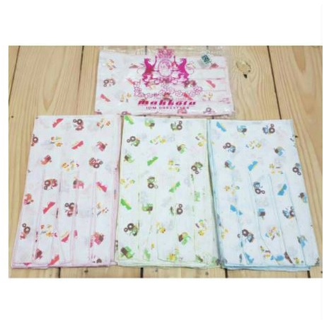 GURITA BAYI MAKHOTA PUTIH MOTIF - GURITA TALI BAYI MAHKOTA