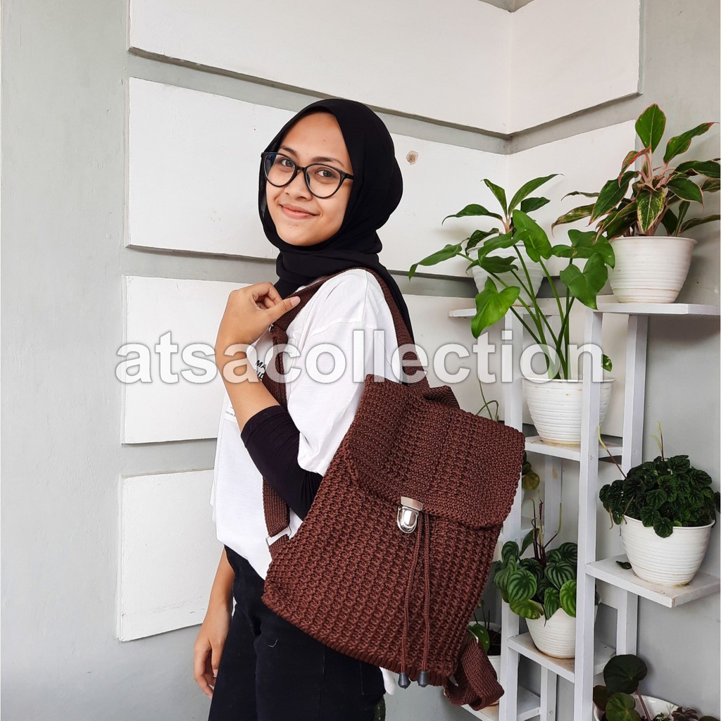 Tas Ransel Wanita Tahan Air Multifungsi High Quality Backpack Berkualitas Kecil P2W7 Jumbo Besar Kul