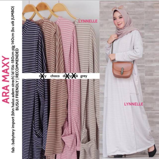 ORI GAMIS IMPORT BERKUALITAS|ARA MAXY BUSUI|MAXY ORI IMPORT|GAMIS SALUR GARIS||GAMIS JUMBO BUSUI