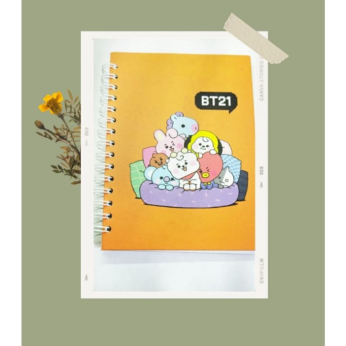 BUKU DIARY BT21 / BUKU DIARY