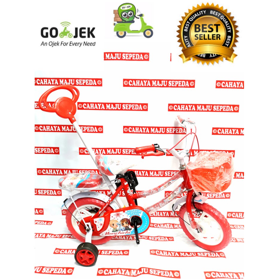 Sepeda Anak 12 Monchichi Kualitas Orignal & Terbaik
