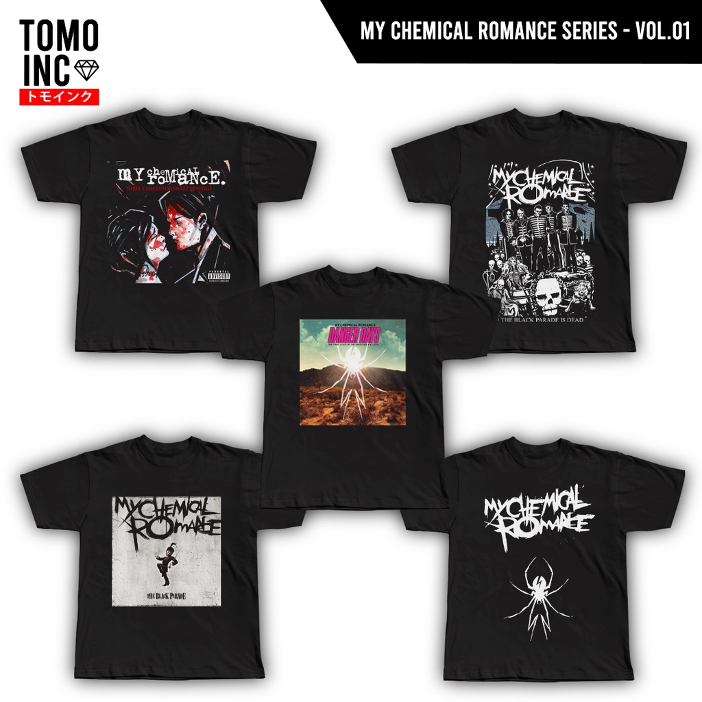 Jual Kaos Pria Tomoinc My Chemical Romance Vol 01 Kaos Band Shopee