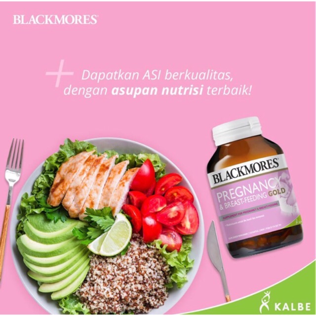 Blackmores pregnancy &amp; breastfeeding gold 60 kapsul | vitamin ibu hamil dan menyusui