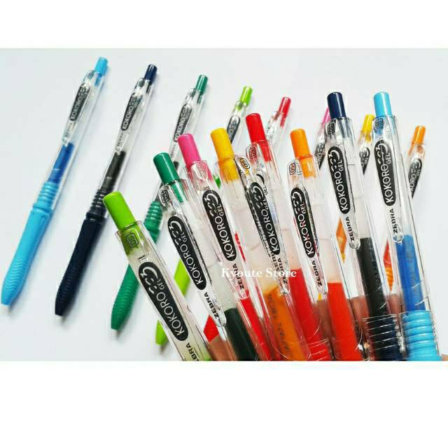 

Pulpen Gel Zebra Kokoro Ballpoint Pen Warna Warni 0.5 mm Alat Tulis Sekolah