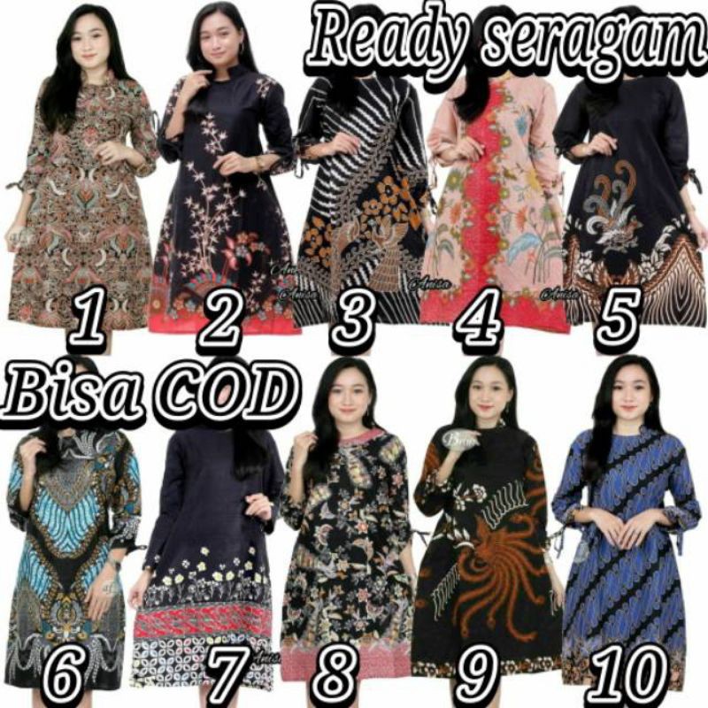 Terlaris SERUT GENES JELITA TUNIC NAVBOR YELBOR WHITBOR CREAMBOR TUNIK BATIK MODERN