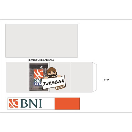 DIY Diorama Papercraft Miniatur Kantor BNI dan ATM BNI