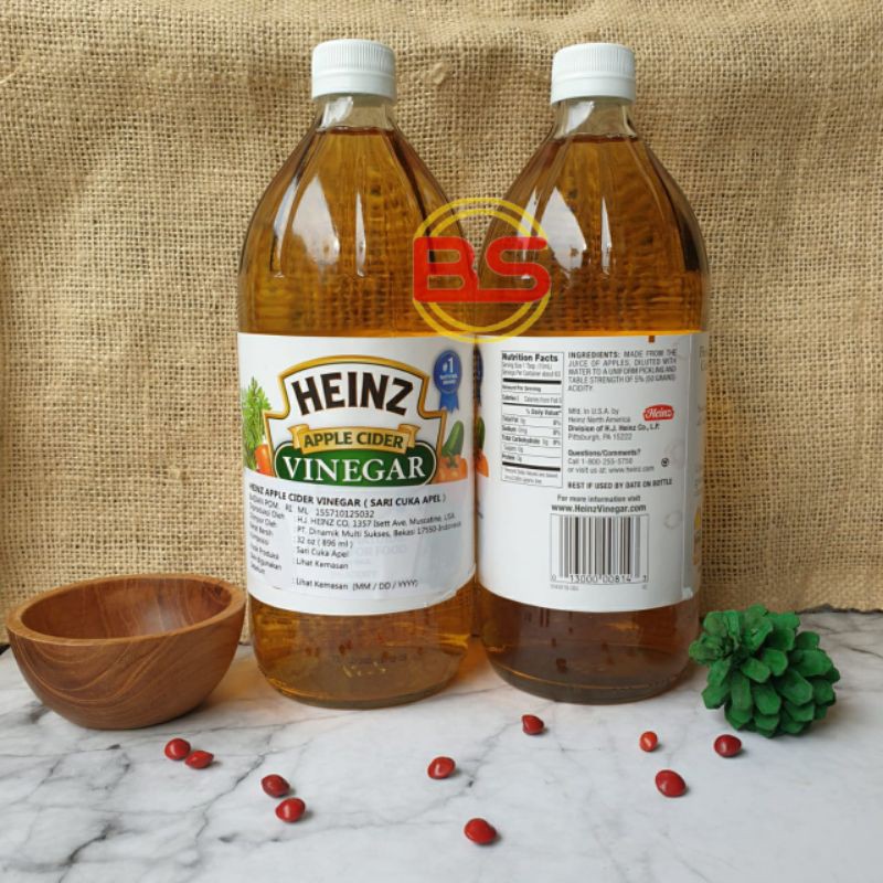 Heinz Apple Cider Vinegar 32 oz / 896 ml - Cuka Apel ukuran 32 oz