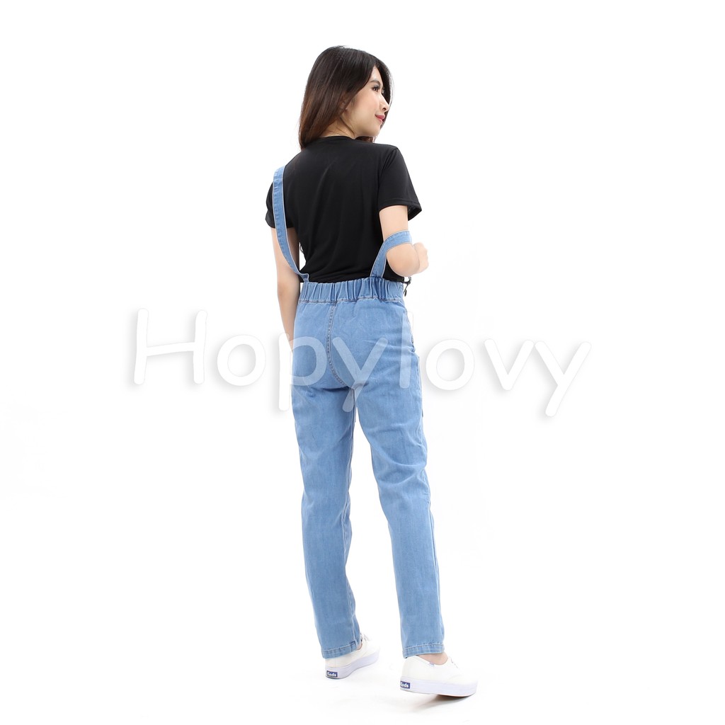 HOPYLOVY - Overall Jeans Wanita Rafaela