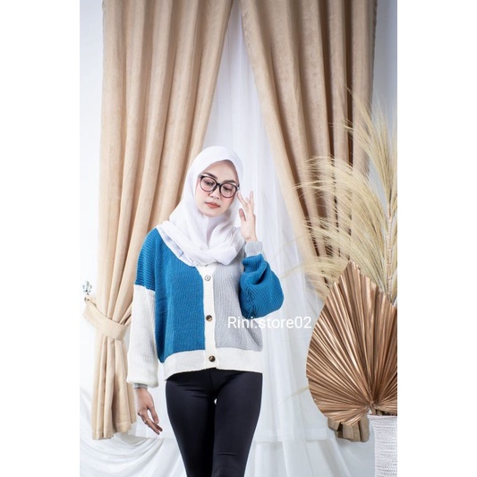 OUTER / CARDIGAN COMBO RAJUT TEBAL / KNITTED ALL SIZE