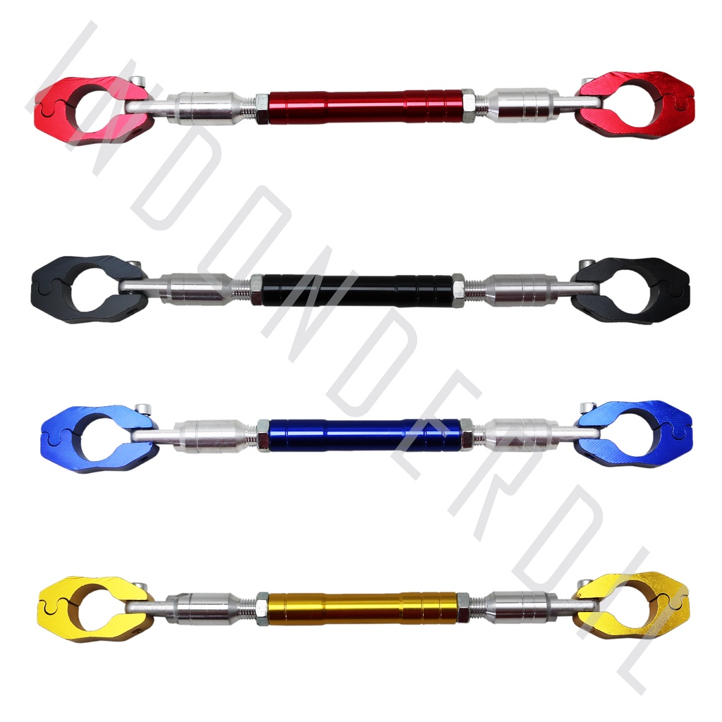 Palang-Stabilizer-Stabillizer-Stabil-Stabiliser Stang-Setang CNC Bisa Diatur Universal-Untuk Semua Jenis Motor Hitam-Emas-Biru-Merah