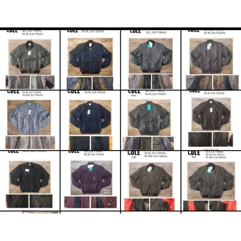 jaket bomber cole