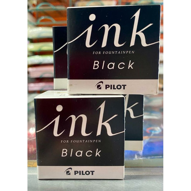 

PILOT Black Ink 30m Fountain Pen Bottle Ink - Black