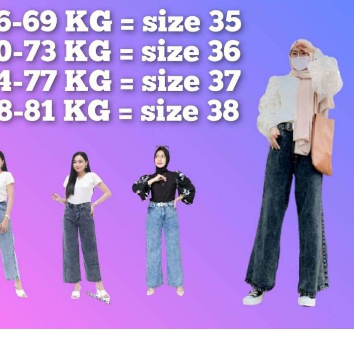 Big Sale.. Highwaist Kulot Jeans Premium Jumbo Big Size /JUMBO KULOT BOYFRIEND JEANS SIZE 27-38 / CE