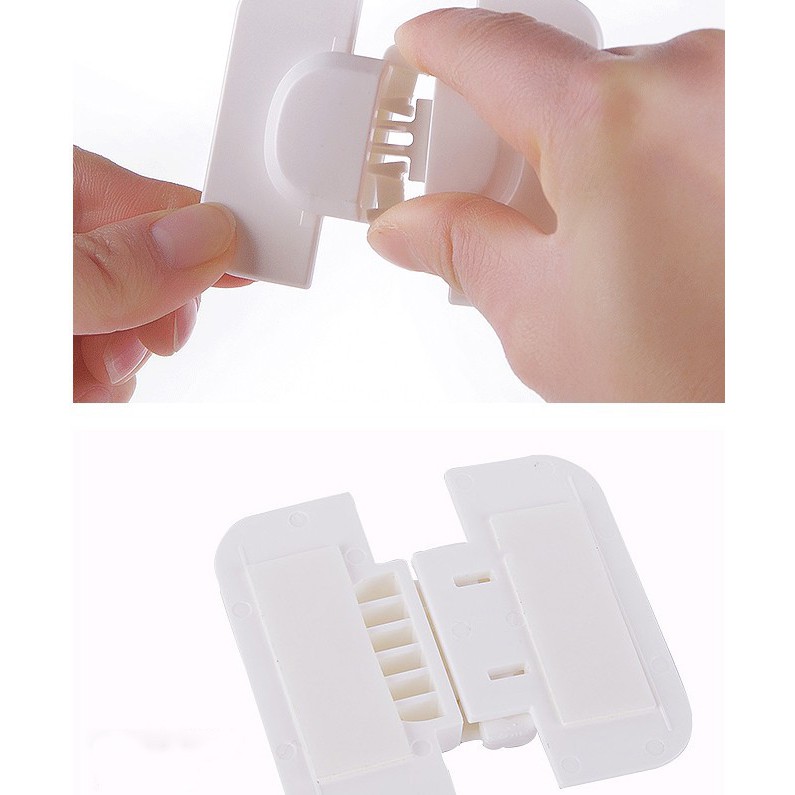 Seria Safety Lock Pintu Kulkas Serbaguna - 503 - White